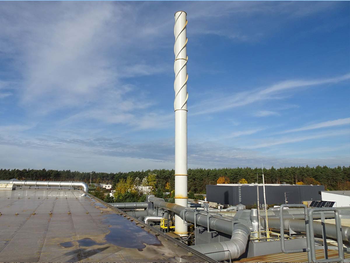 Galeria: Wyrzutnia kominowa • APC Budownictwo: nadzory inewstorskie, doradztwo techniczne, odbiory techniczne, przeglady budowlane. Poznań (wielkopolska).